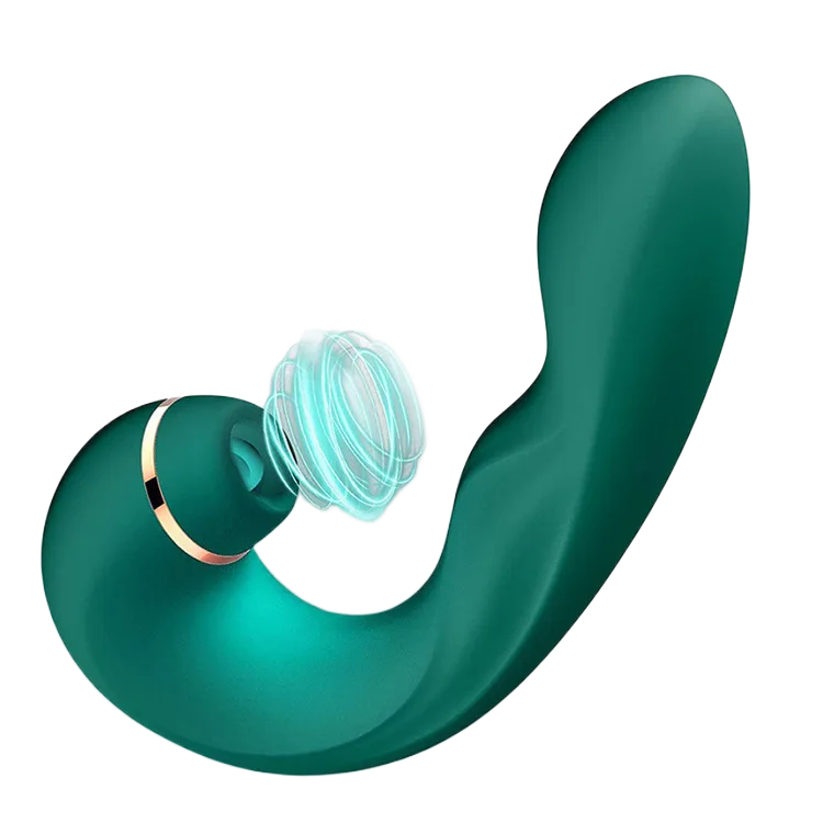 Emerald G-Spot Massager 2-in-1 Vibrate & Suck