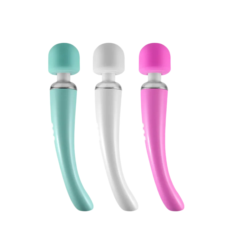 EROS CR02 Curved Vibration Massage Wand ABS Silicone CE EU