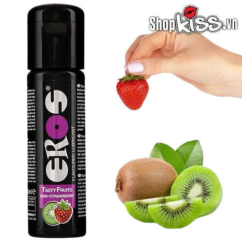 Eros Kiwi Strawberry Flavored Lubricant Oral Sex Water Based