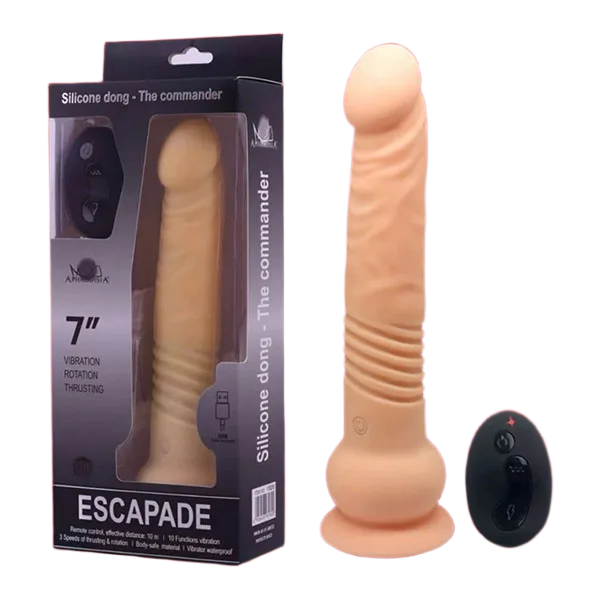 Escapade Remote Control 10 Mode Vibrating Dildo 24cm