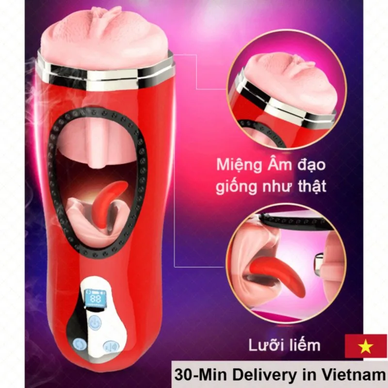 EVO AD34 Premium Heated Licking Vibrating Cup
