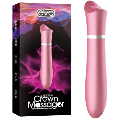 EVO Crown Mini G-Spot Vibrator 18cm Soft Silicone