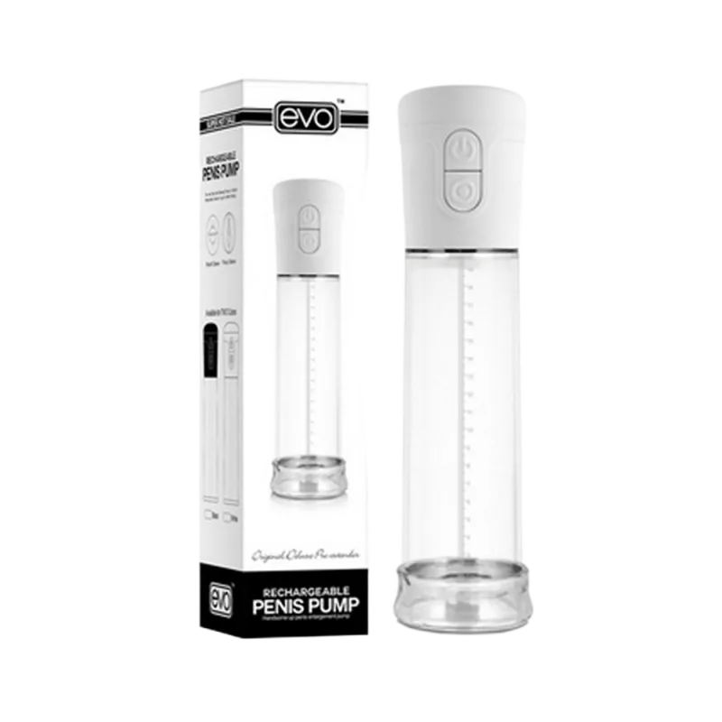 Evo Rechargeable Penis Pump Vacuum Air Pressure Trainer