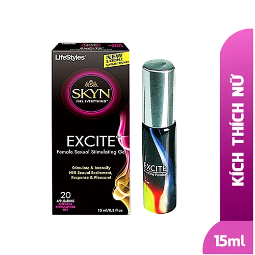 Excite 15ml Sensual Enhancing Gel for Intimate Use