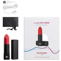 Exomoon Vibration Lipstick Discreet Stylish Adult Toy Official