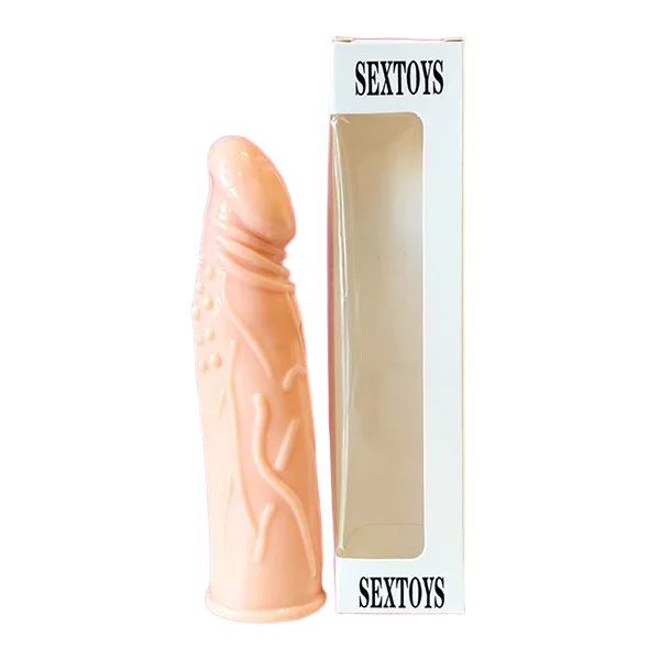 Extendable Silicone Penis Sleeve with Vibration