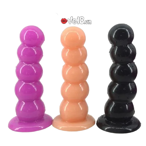 Extra Large Beaded Silicone Anal Stimulator for Men