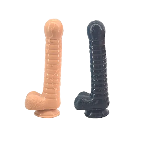 FAAK Huge Head Silicone Dildo G-Spot Massager for Gay