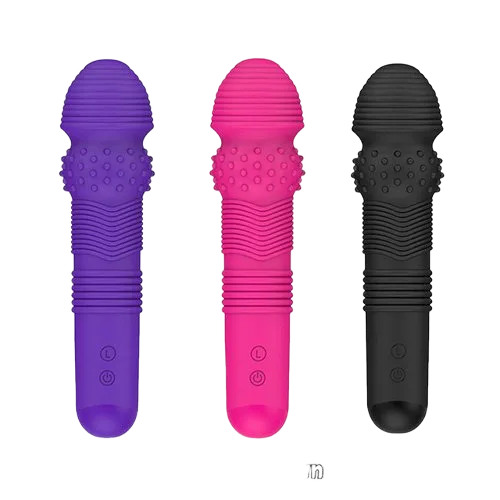 FAAK Textured Prostate Massager for Men Gay Silicone Toy