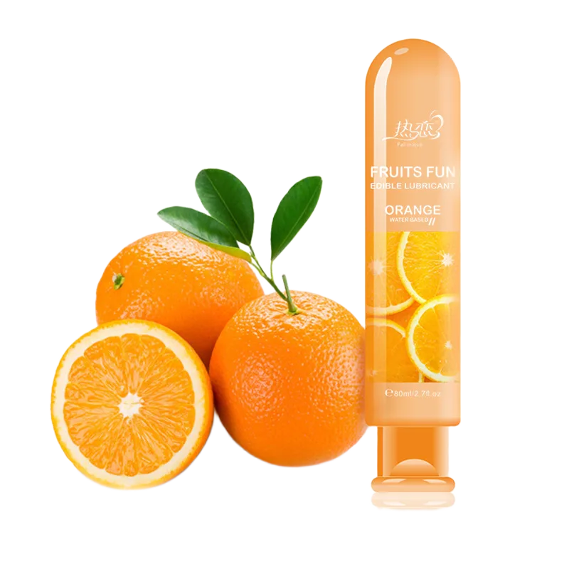 FALLINLOVE Orange Flavor Lubricant Oral Sex Smooth Glide