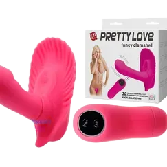 Fancy Clamshell Remote 30 Mode Vibrating Male Masturbator