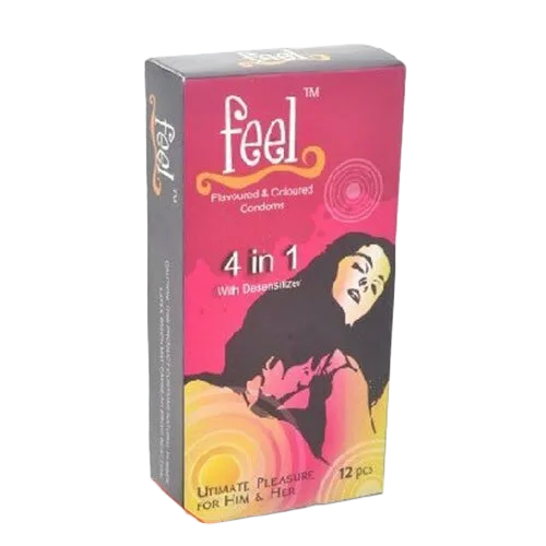Feel Delay Condom Long-Lasting Pleasure Enhanced Sensation