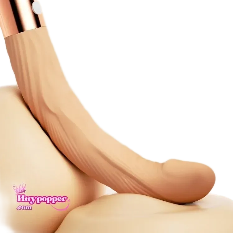Felesi Powerful Handheld Realistic Soft Silicone Toy