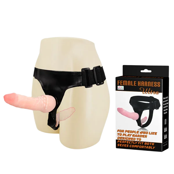 Female Harness Double-Ended Silicone Dildo Comfortable Fit