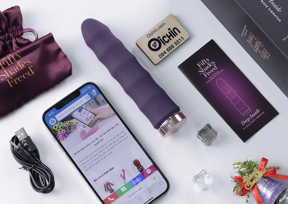 Fifty Shades Freed Deep Inside Textured Vibrator Erotic Adult Toy — photo 7