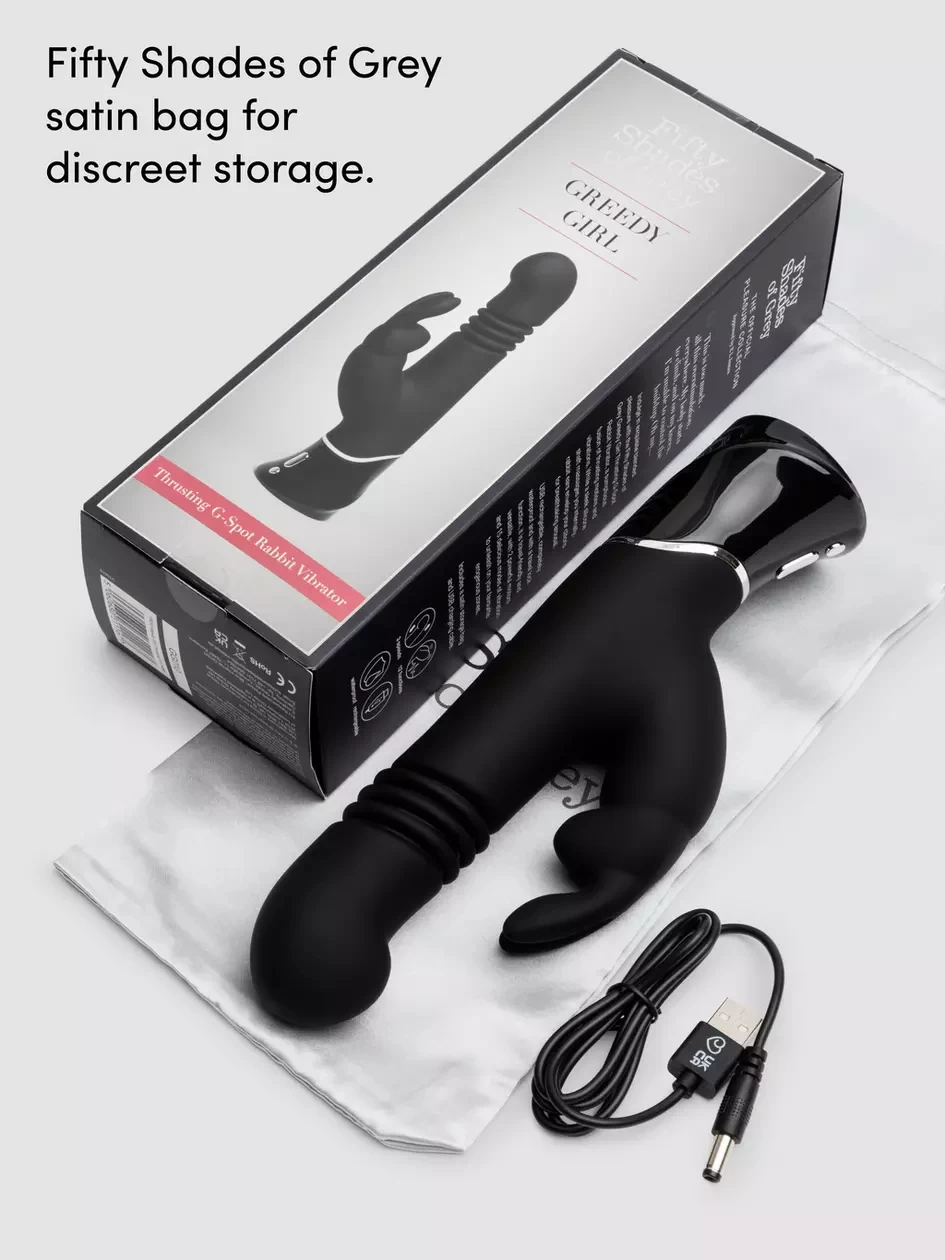 Lovehoney Fifty Shades Greedy Girl Rabbit Vibrator Premium — photo 4