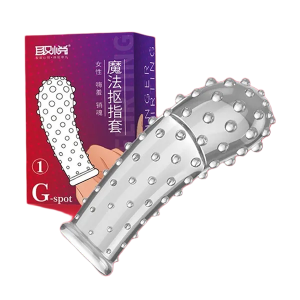 Fingertip Textured Condom Aichao G-Spot Full Body Stimulator