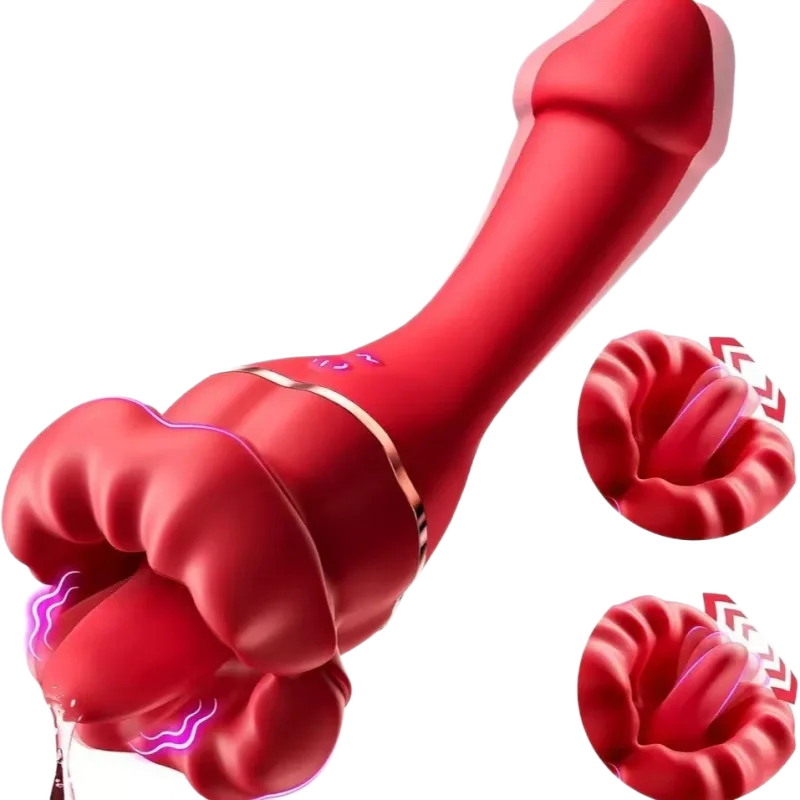 Flaming Lips Dual Ended G-Spot Licking Vibrator Massage