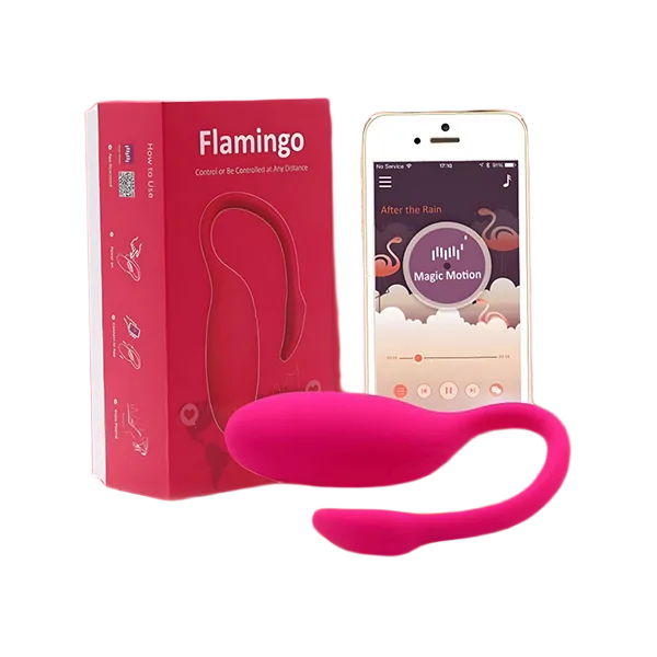 Flamingo Magic Motion Egg Vibrator Smartphone Connection