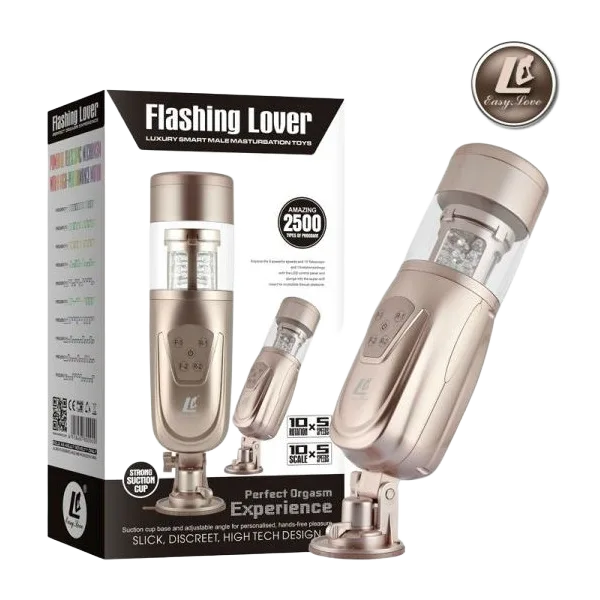 FlashingLoverSiliconeMultiModeAnalToyVacuumSafe