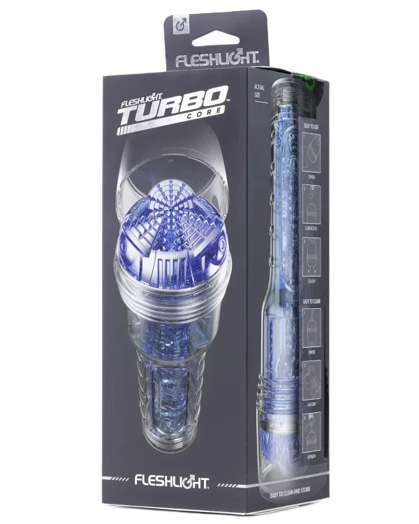 Fleshlight Turbo Core Blue Ice Oral Sensation Masturbator
