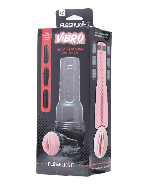 Fleshlight Vibro SuperSkin Soft Realistic Male Masturbator