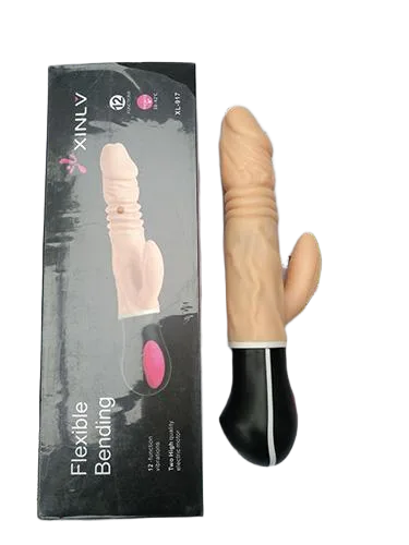 Flexible Bending Silicone Heated Vibrator Female Pleasure