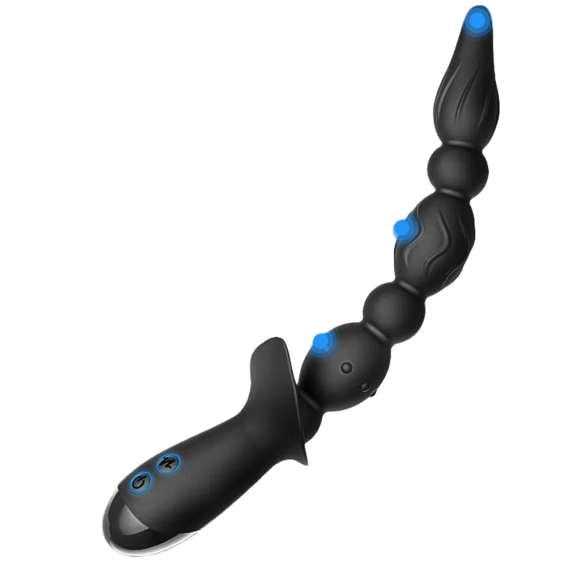 Flying Hight Rungo Textured Anal & Vaginal Plug Remote Toy