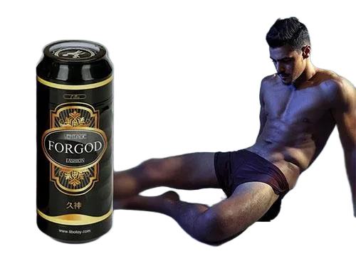 ForGod Beer Can Vibrating Male Masturbator Silicone