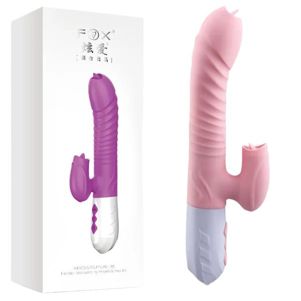 Fox Dual-Ended Rimming Vibrator 10 Modes Waterproof Quiet