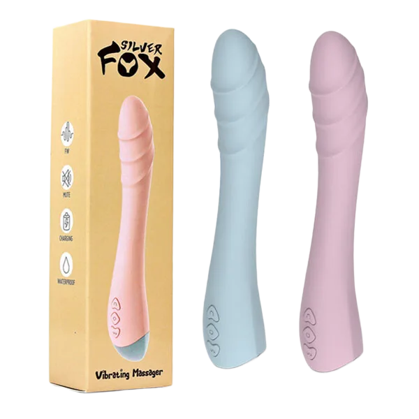 Fox Silver Love Vibrator G-Spot Clitoral Stimulator