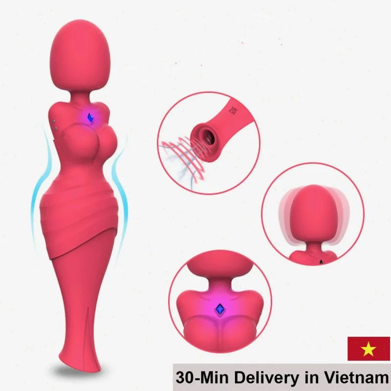 Freedom Goddess 2-Headed Multi-Function Silicone Vibrator