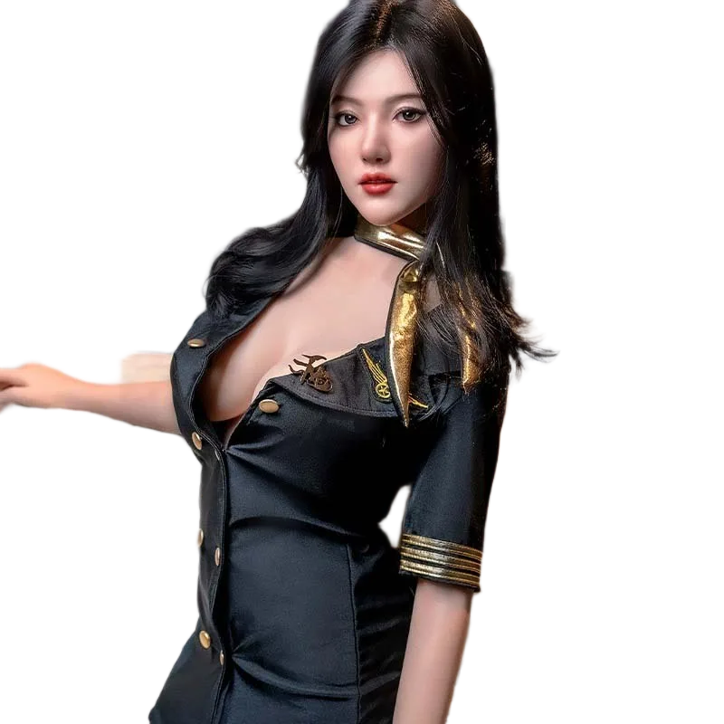 Full Air Hostess Silicone TPE Love Doll 158cm