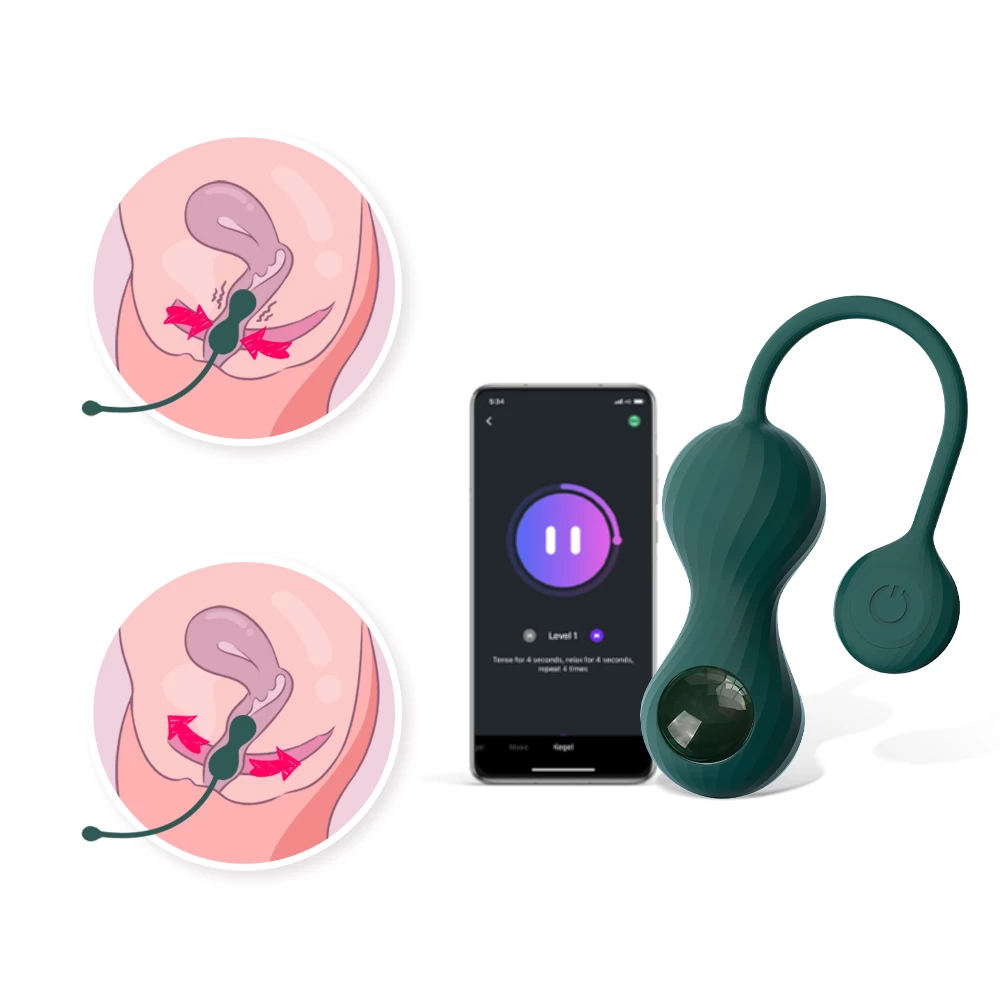 Fun Town Crystal Duo Smart Kegel Vibrator Tightening Device — photo 6
