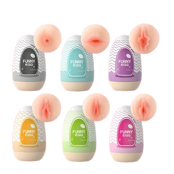 Funny Egg Male Masturbation Toy Vibrating Realistic Pleasure