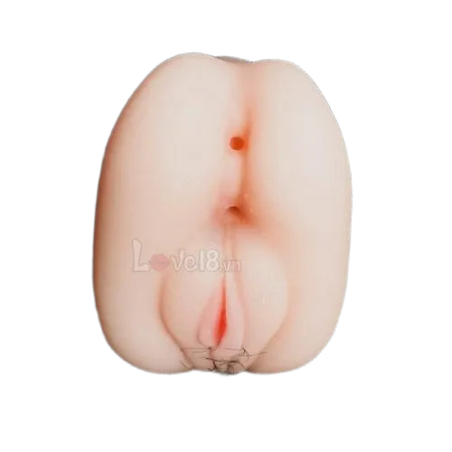 Furry Silicone Vibrating Pussy Masturbator with Egg