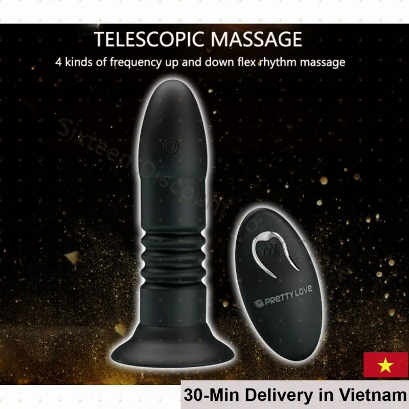 G-Spot & Anal Vibrator Remote Controlled Rechargeable