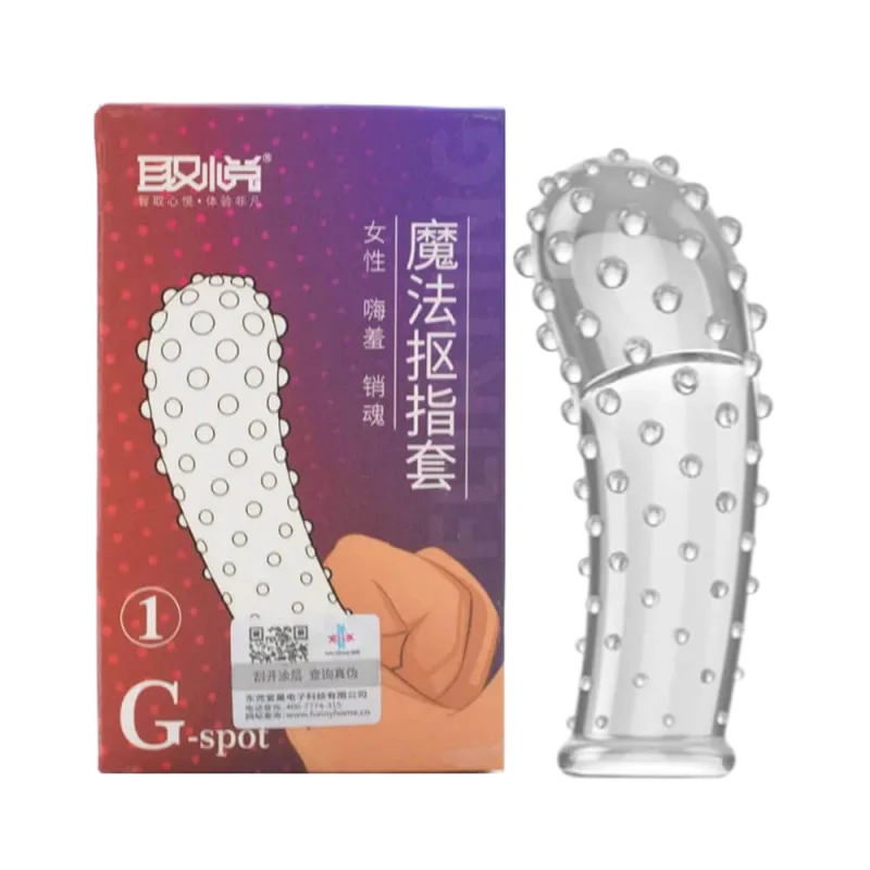 G-Spot Finger Condom Full Body Nubs 1pc Stimulating Toy