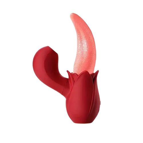 G-Spot Tongue Shaped Massager Clitoral Stimulator Silicone