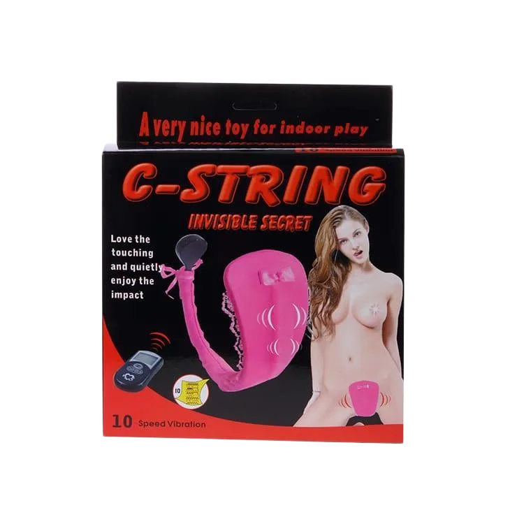 G-Spot Vibrating C-String Invisible Panties Sexy Wear