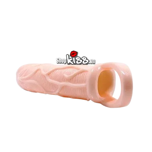 G-Spot Vibrating Strap-On Sleeve Soft Silicone for Men