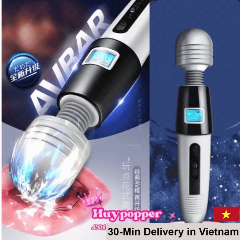 Galaku Powerful Wand Vibrator 64 Patterns 360 Rotation