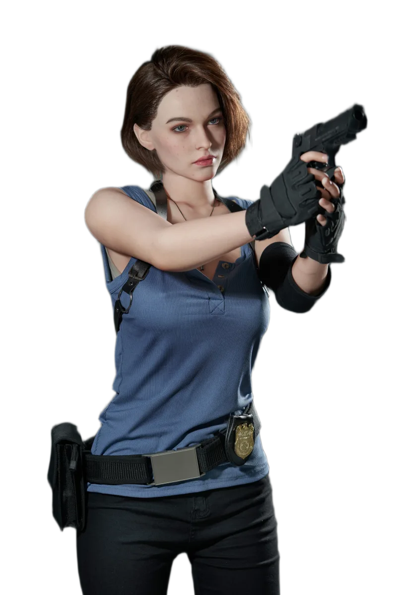 Game Lady Jill Valentine 168cm Premium Japanese Silicone Realistic Doll