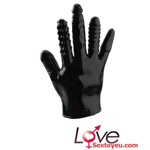Chisa Blackmont 5-in-1 Textured Silicone Gloves for Stimulation — photo 5