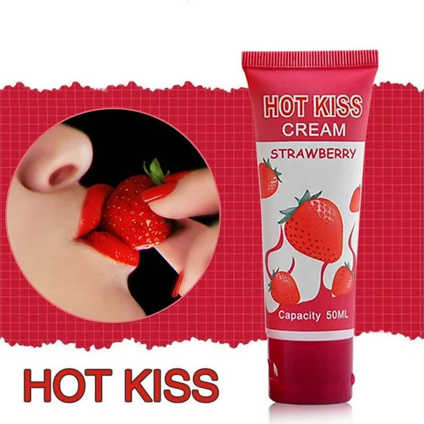 Hotkiss Strawberry Water-Based Lubricant 50ml Scented Smooth Gel — photo 4