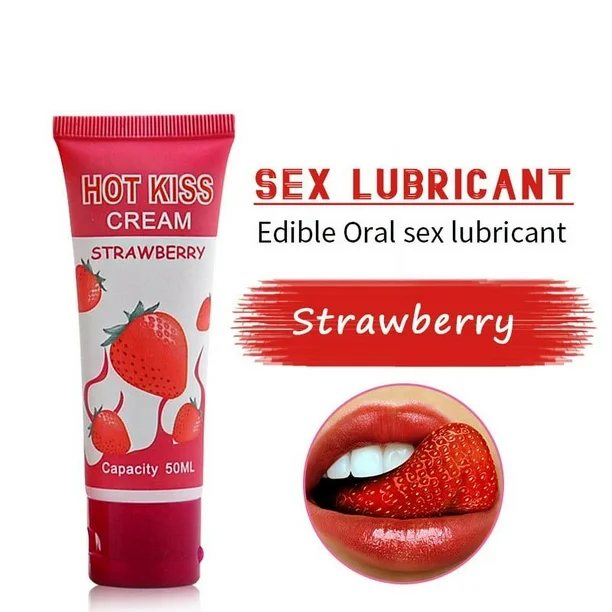 Hotkiss Strawberry Water-Based Lubricant 50ml Scented Smooth Gel — photo 5