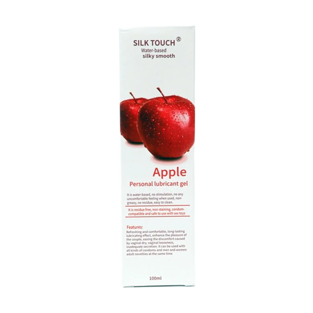 Silk Touch Apple Scented Lubricant 100ml Natural Safe Formula — photo 2