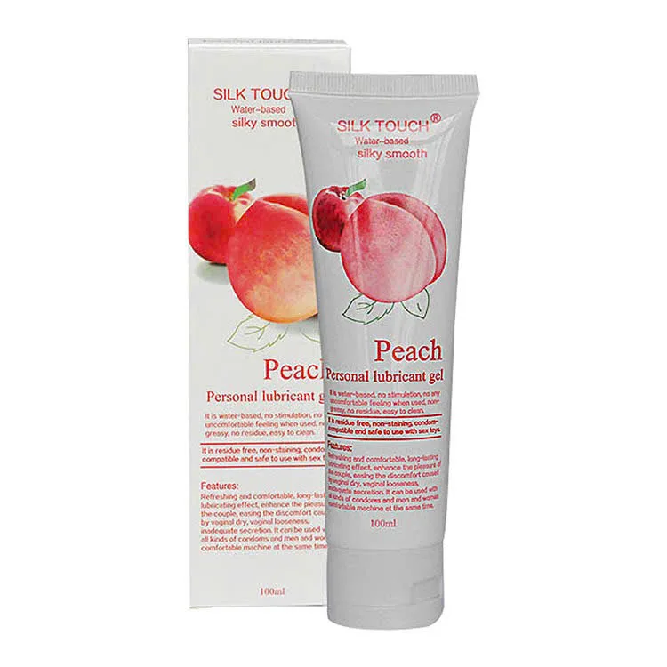 Silk Touch Peach Scented Lubricant 100ml Smooth Feel — photo 2