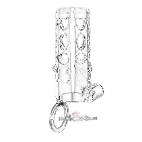 Get Lock Strap-On Vibrating Silicone Cock Enhancer