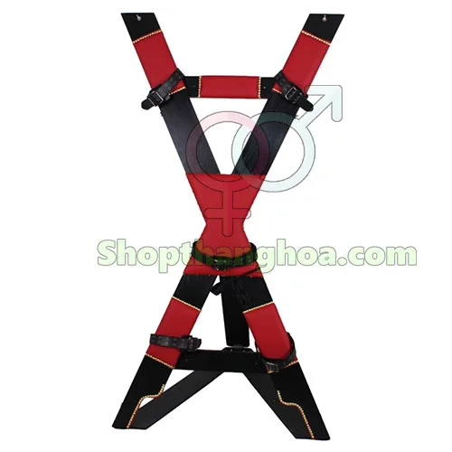 X-Frame BDSM Restraints Bondage Kit Body Harness Extreme — photo 5